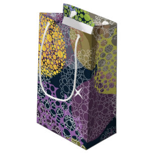 Abstrakter niedlicher Polka-Punkt-Kreis Kleine Geschenktüte