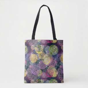 Abstrakter niedlicher Polka-Punkt-Kreis Tasche