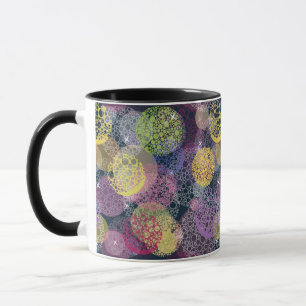 Abstrakter niedlicher Polka-Punkt-Kreis Tasse