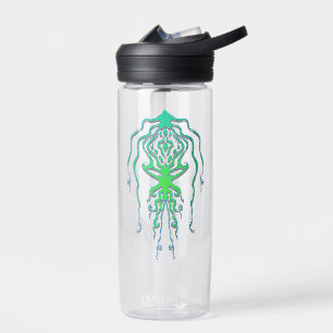 Abstrakter Octopus Tribal Tintenfisch Tattoo Desig Trinkflasche