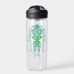 Abstrakter Octopus Tribal Tintenfisch Tattoo Desig Trinkflasche