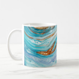 Abstrakter Ozean - ART. Natürlicher Luxus. Stilinc Kaffeetasse