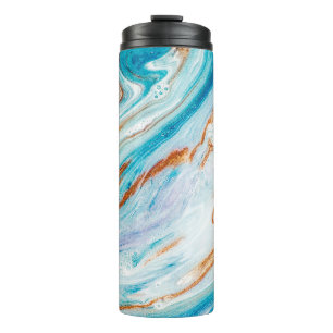 Abstrakter Ozean - ART. Natürlicher Luxus. Stilinc Thermosbecher