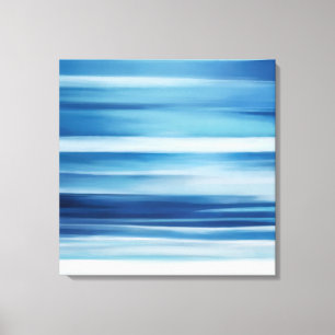 Abstrakter Ozean - Canvas drucken Leinwanddruck