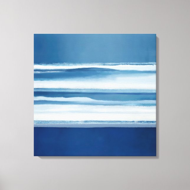 Abstrakter Ozean - Canvas drucken Leinwanddruck (Vorderseite)