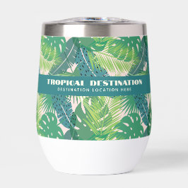 Abstrakter Palm Leaf Muster