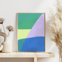 Abstrakter, pastelfarbener Blocklavender grün