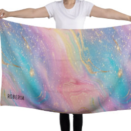 Abstrakter Pastell-Glitzer Nahtloses Muster Strandtuch