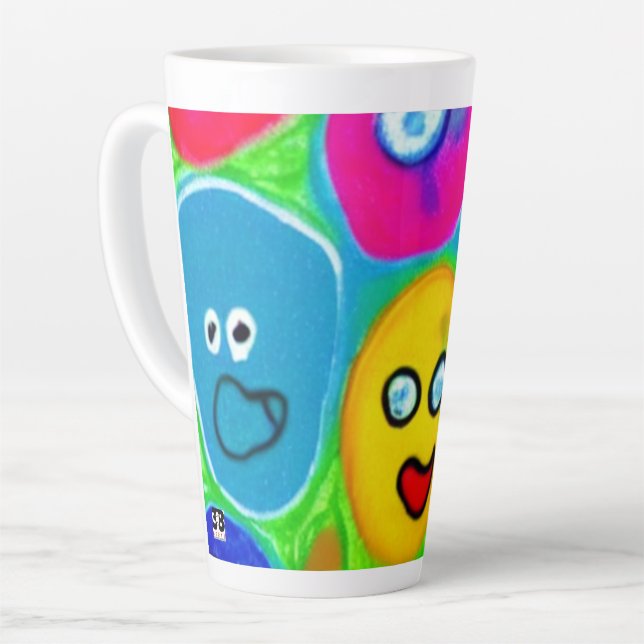 Abstrakter Pet Rock Milchtasse (Linke Ecke)