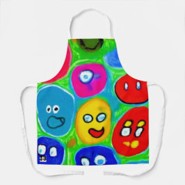 Abstrakter Pet Rock Schürze