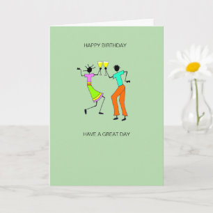 Abstrakter, Phantastischer Geburtstag Karte