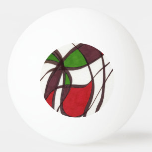 abstrakter Pingpong-Ball "Fliegender Fisch" Tischtennisball