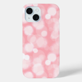 Abstrakter Pink Bokeh Fairy Light Phone Case