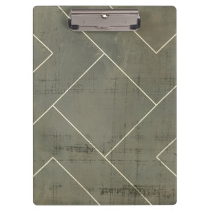 Abstrakter Plan mit geometrischen Formen Klemmbrett