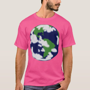 Abstrakter Planet Erde T-Shirt