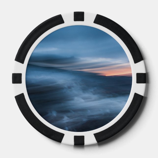 Abstrakter Pokerjeton Pokerchips (Vorderseite)