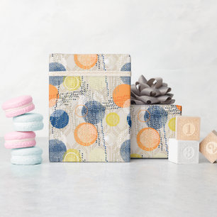 Abstrakter Polka-Punkt Geschenkpapier