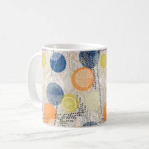 Abstrakter Polka-Punkt Kaffeetasse
