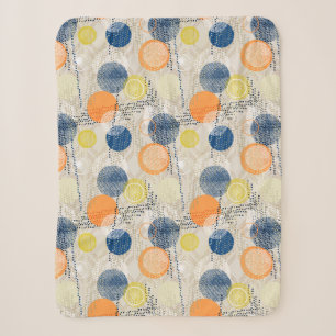 Abstrakter Polka-Punkt Sherpadecke