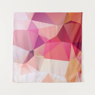Abstrakter Poly-Hintergrund, Geometrie-Dreieck, m Wandteppich