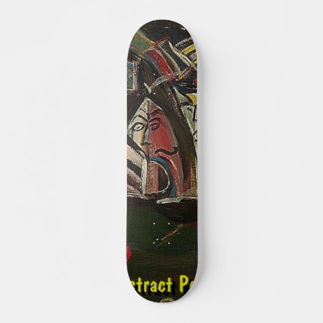 ABSTRAKTER POOL SKATEBOARD (Vorne)