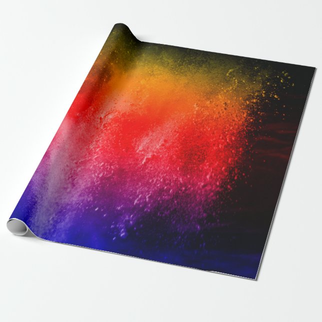 Abstrakter pulverförmiger Hintergrund, Freeze Geschenkpapier (Ungerollt)