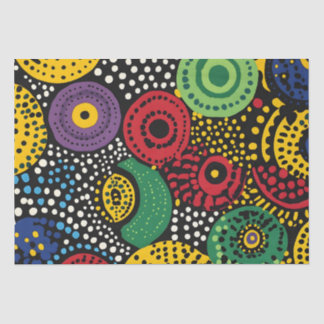 Abstrakter Punkt 8 Seidenpapier