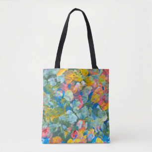 Abstrakter Punkt-Schmiere-Pinselstrich Acryl und W Tasche