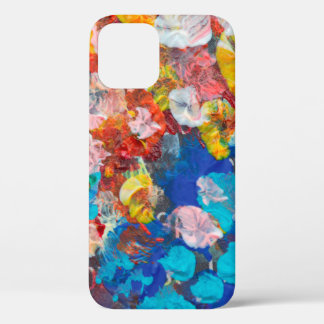 Abstrakter Punktstrich mit Pinselstrich, Acryl und Case-Mate iPhone Hülle