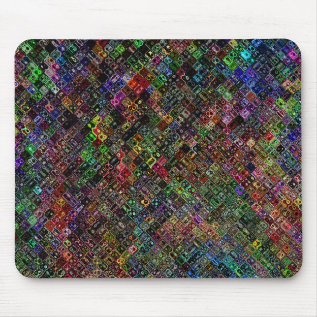 Abstrakter Quilt Mousepad (Vorne)