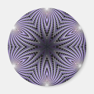 Abstrakter Radialentwurf: Magnet