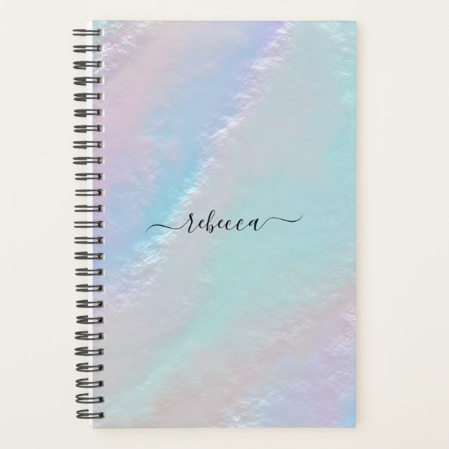 Abstrakter Rainbow Texture Planner Planer (Vorderseite)