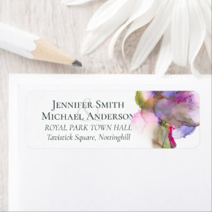 Abstrakter Regenbogen Lila Hochzeit
