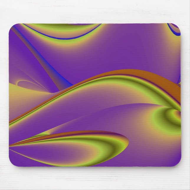 Abstrakter Regenbogen Mousepad (Vorne)
