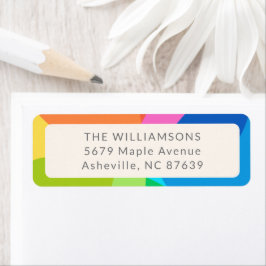 Abstrakter Regenbogen Personalisierter Urlaub