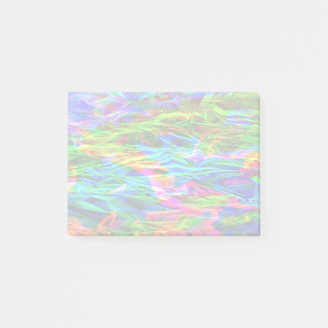 Abstrakter Regenbogen Post-it Klebezettel (Vorderseite)