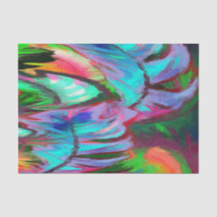 Abstrakter Regenbogen Seidenpapier