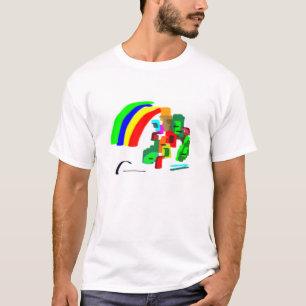 abstrakter Regenbogen T-Shirt