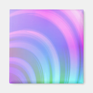Abstrakter Regenbogenmagnet Magnet