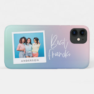 Abstrakter Regenbogenverlauf beste Freunde Foto Case-Mate iPhone Hülle