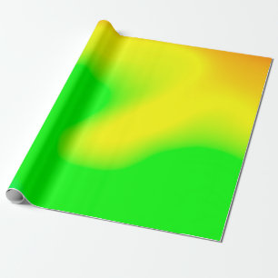 Abstrakter Regenbogenwolkenuntergrund in Pastellfa Geschenkpapier