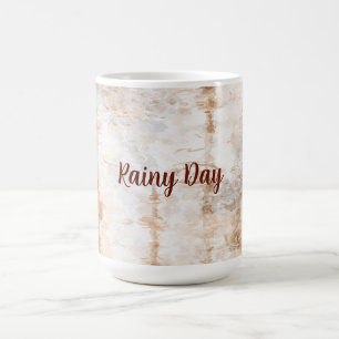 Abstrakter Regentag Kaffeetasse