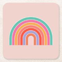 Abstrakter Retro-farbiger Regenbogen