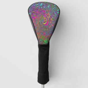 Abstrakter Retro-Flüssig-Swirl, schlaff Golf Headcover