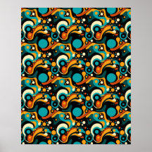 Abstrakter Retro-Funk