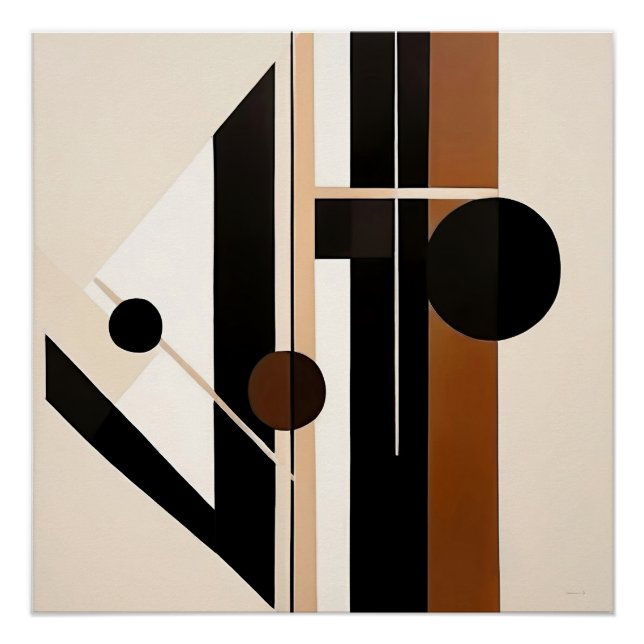 Abstrakter Rhythmus Poster (Vorderseite)