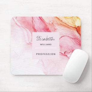 Abstrakter rosa Farbton Mousepad