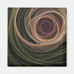 Abstrakter Rosenmagnet Magnet