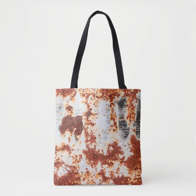 abstrakter Rostkornhintergrund Tasche (Vorderseite)