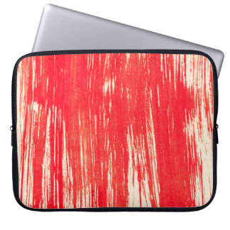 Abstrakter roter Hintergrund in Aquarellfarben Laptopschutzhülle